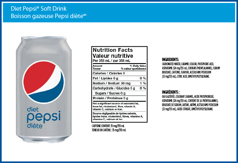 Pepsi Cola ingredients