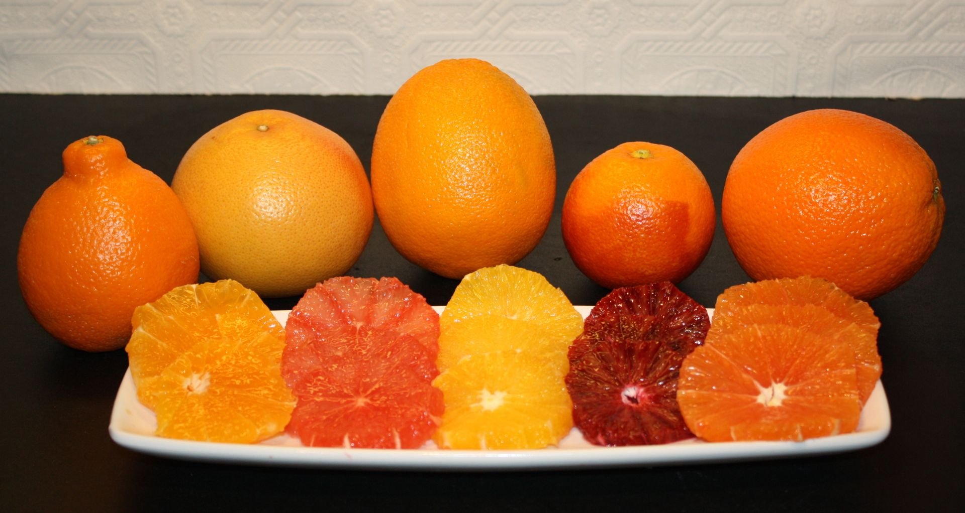 Различные сорта апельсинов