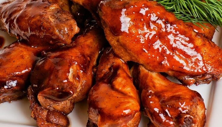 Сковородочные крылышки индейки с сочным мясом