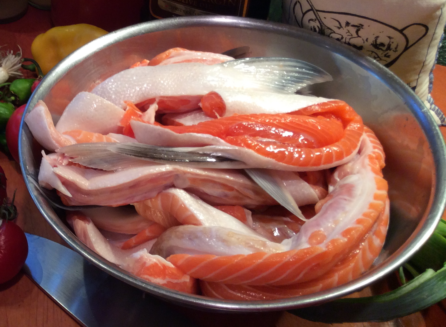 Рецепты маринада для брюшек лосося