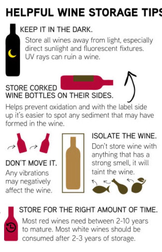 Wine storage tips